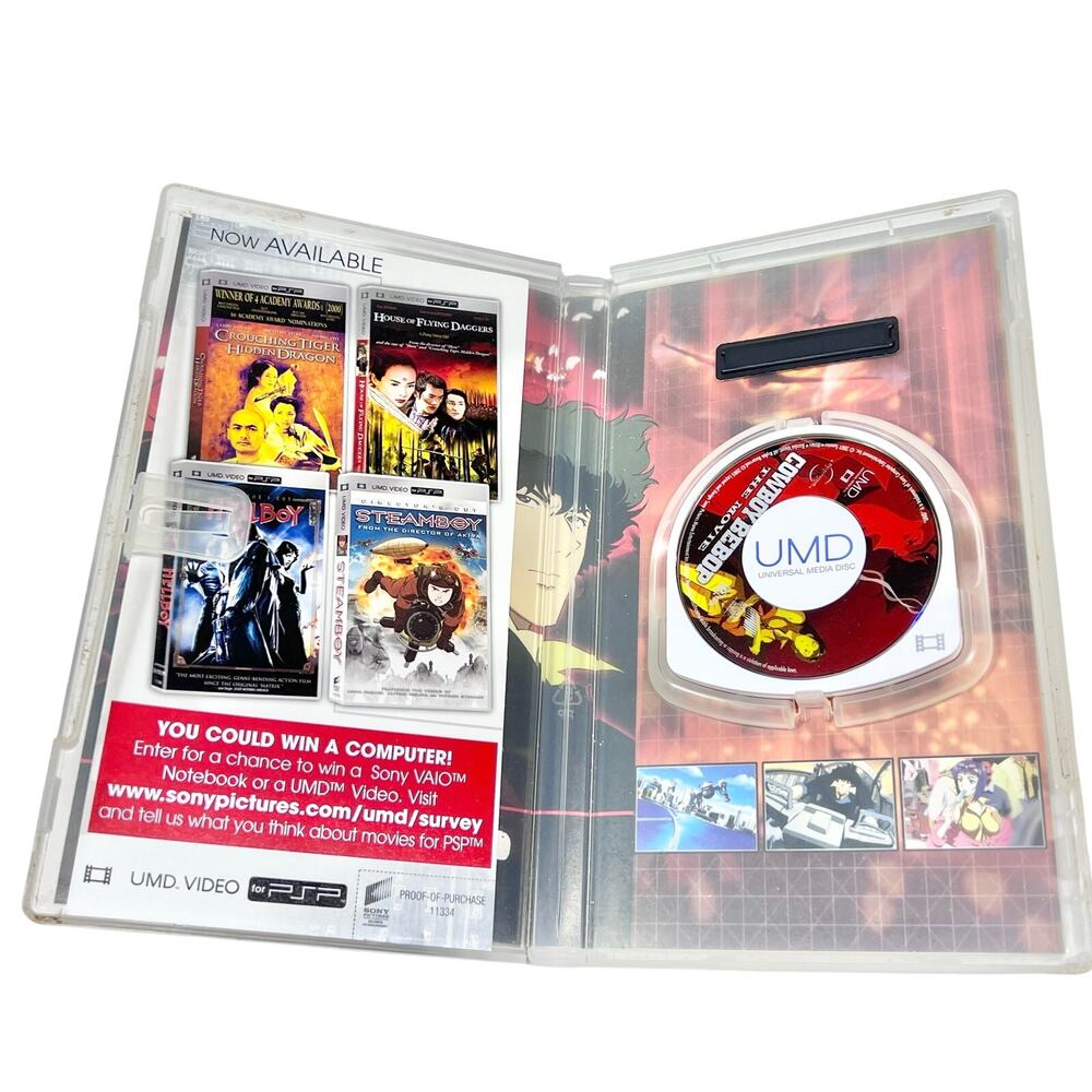 Cowboy Bebop The Movie UMD Video Sony PSP 2005 Anime - Picture 3 of 5